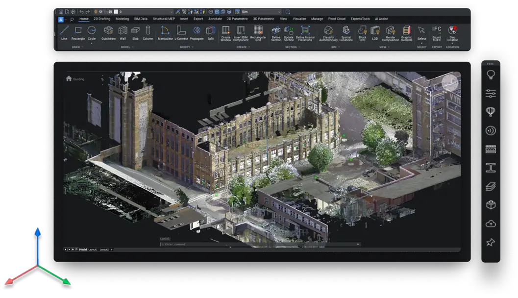 BIM_main_visual BricsCAD