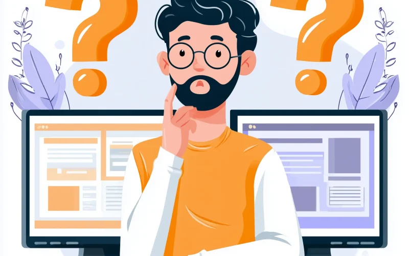 a_person_choosing_between_two_software_options_on_the_tab
