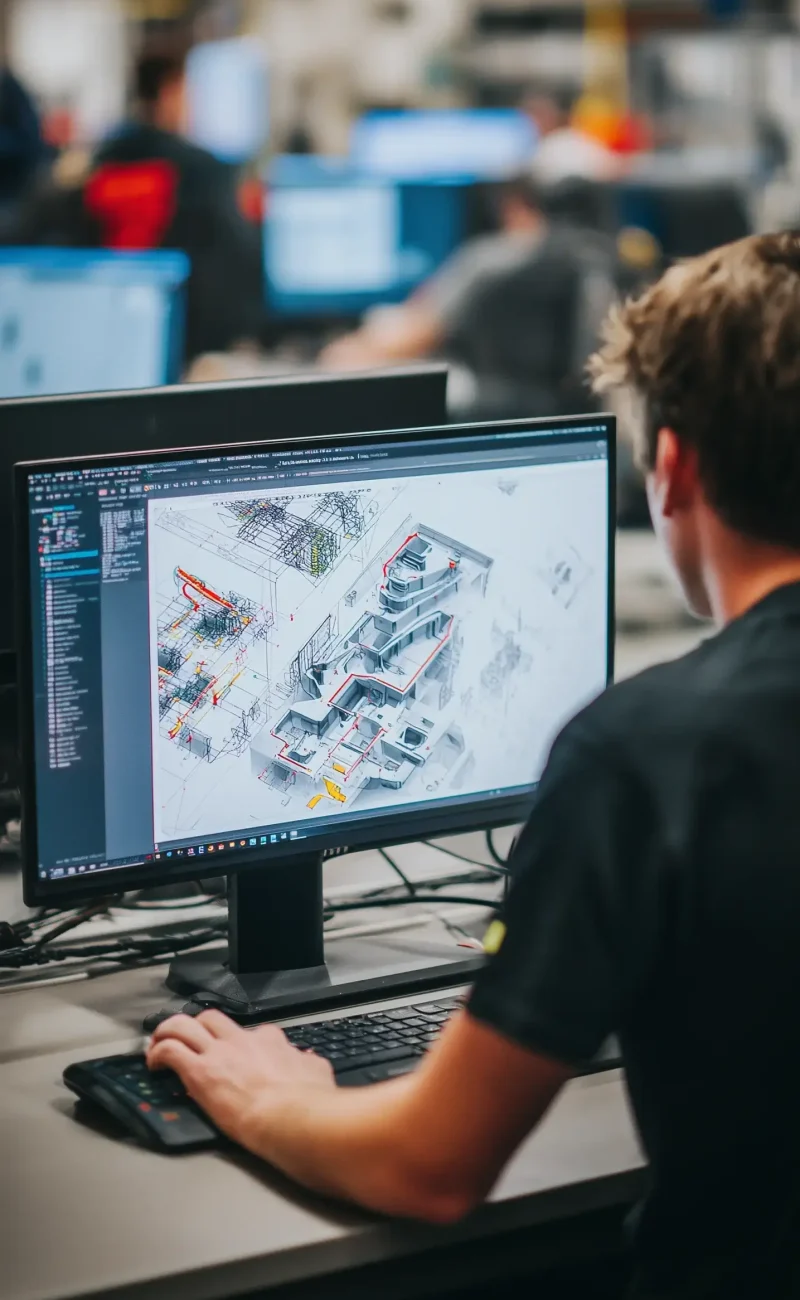 a_person_looking_at_a_computer_while_2D_and_3D_CAD_design_388f25b3-97f7-46df-829e-70341ce293ed-scaled